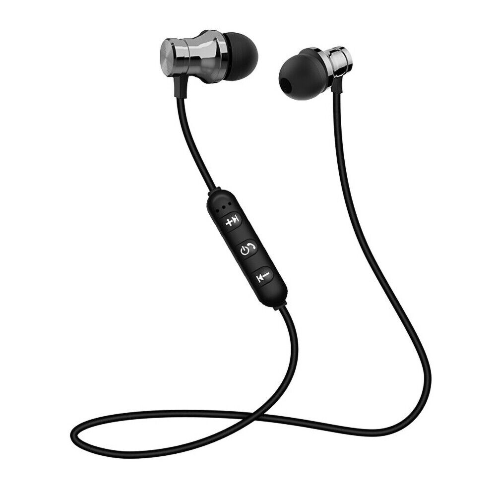 Sweatproof Wireless Bluetooth Earphones Headphones Sport Gym For iPhone iPad