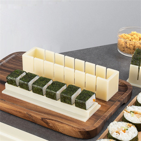 DIY Sushi Maker Making Kit Rice Roller Mold Set Beginners Homemade Kitchen NEW