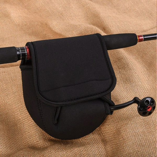 Portable Fishing Reel Bag Waterproof Neoprene Case Cover for Spinning Reel Pouch