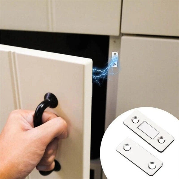 8PCS Strong Magnetic Door Catch Ultra Thin For Door Cabinet Cupboard Glass Latch