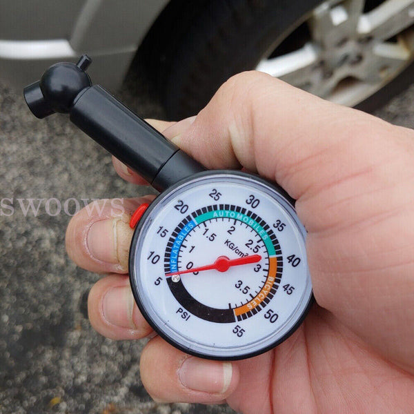 Tire Pressure Guage Dial Car Bike Truck Auto Air PSI Meter Tester Tyre Gauge