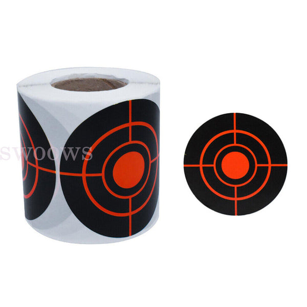 250X/Roll Shooting Target Self Adhesive Target Sticker Targets Splatter Reactive