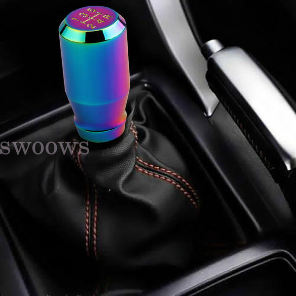 Universal Aluminum Gear Knob Shifter Manual Car 5 Speed Stick Shift Lever