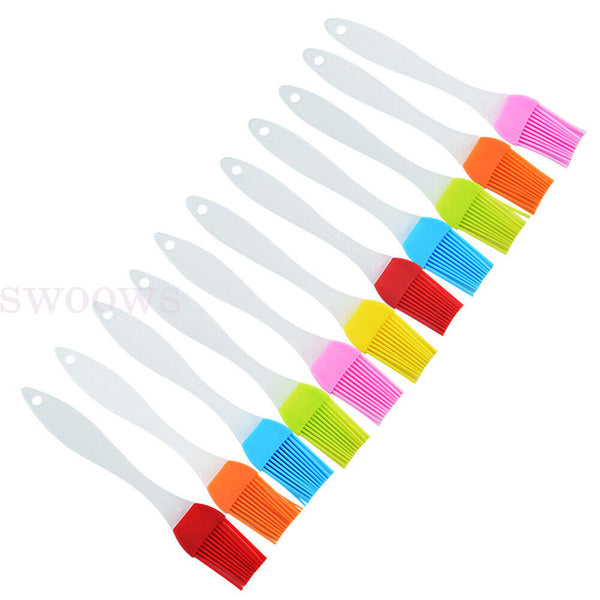 4pcs Silicone Butter Bread Basting Brush BBQ Baking Brush Kitchen Cooking