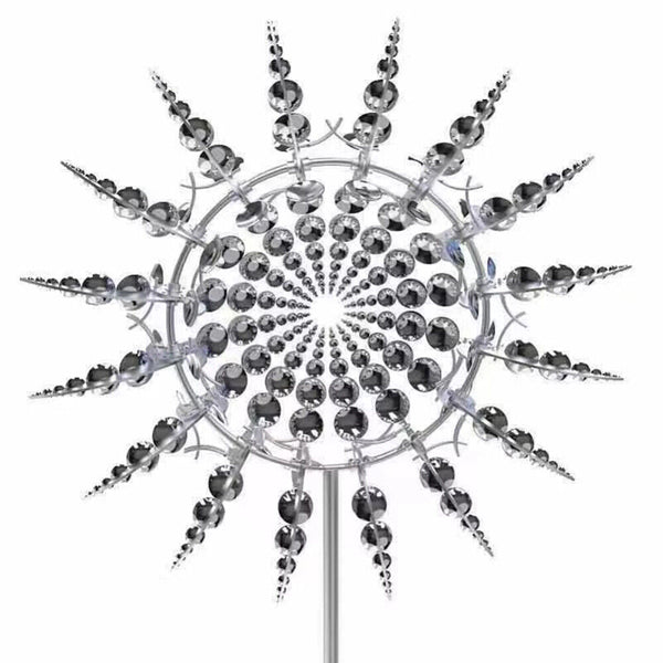 Unique and Magical Metal Windmill Kinetic Metal Wind Spinners Garden Decoration