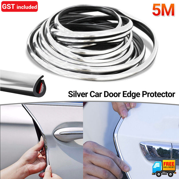 5M SUV Car Door Moulding Rubber Scratch Protector Strip Edge Guard Trim DIY AU