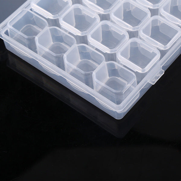 56Grids Storage Box Plastic Jewelry Organizer Case Container Bead Craft Portable