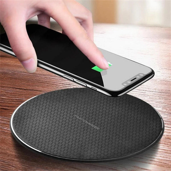 Qi Wireless Charger Pad For iPhone 13 12 11 Pro Max Samsung S21 S20