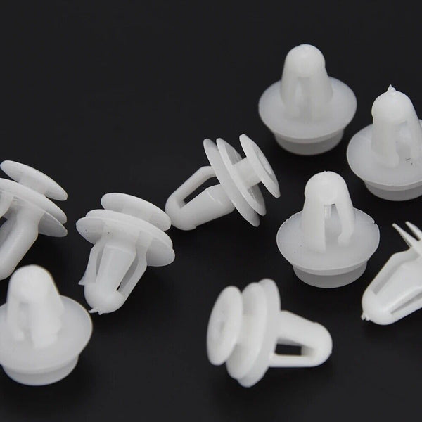 100pcs Door Panel Retainer Interior Door Card Trim Clip Fastener Stem Dia 9mm