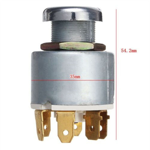 12V 4 Position Ignition Lock Cylinder Switch Key For SPB501 Car Boat Motorcycle