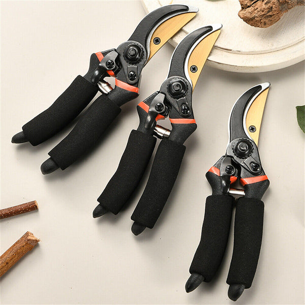 Gardening Shears Secateurs Snips Pruning Cutting Shears Japanese Steel Blade