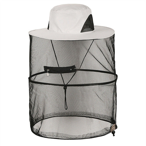 Mosquito Insect Head Net Mesh Protector Hat Fly Bee Bug Outdoor Fishing Camping