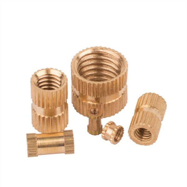 330pcs M2-M5 Thread Knurled Brass Threaded Heat Set Heat Resistant Insert AU