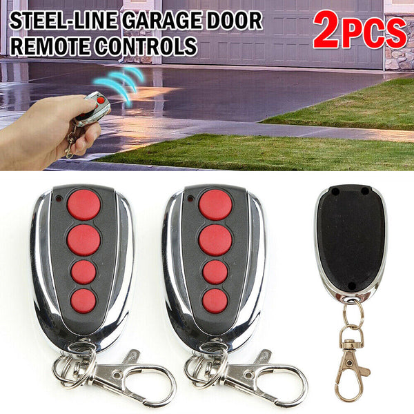 2pc Garage Door Remote Replacement for SD800 Transmitter 433,92 Steel-Line ZT-07