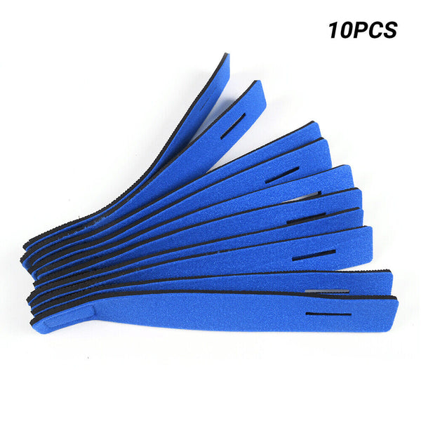 10x Fishing Rod Tie Strap Wrap Band Pole Holder Fastener Ties Tackle Fish Access