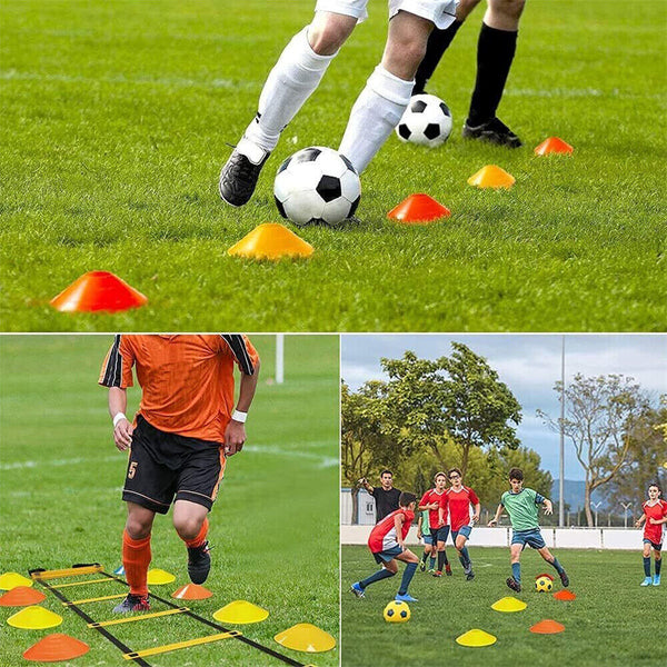 Football Training Equipment for Kids Speed Agility Agility Ladder Set 12 Rung 6M