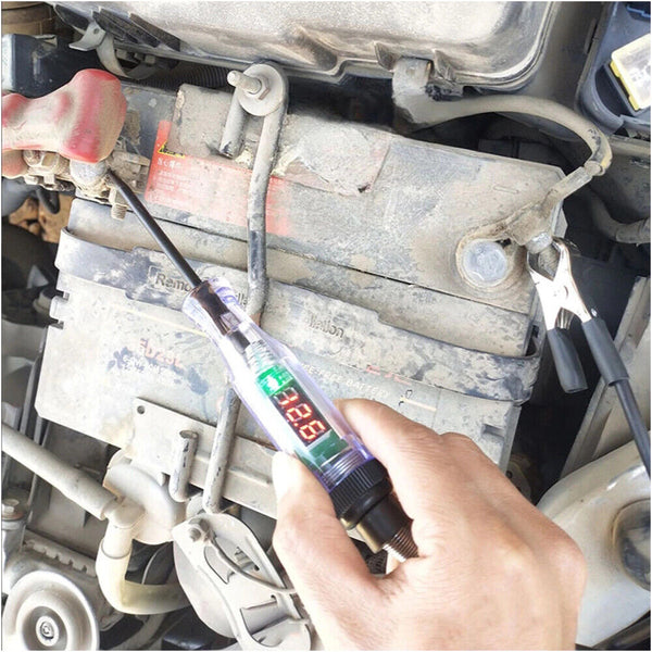 6-24V Digital Electric Circuit LCD Tester Test Light Car Truck Voltage Probe Pen