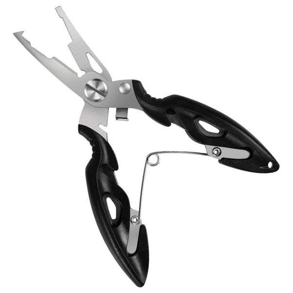 1/2PCS Fishing Pliers Scissors Line Cutter Braid Split Ring Tool Lip Grip TACKLE