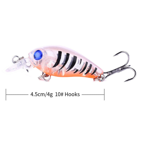 9PCS Fishing Lures For Bream Bass Trout Redfin Perch Cod Flathead Whiting Tackle