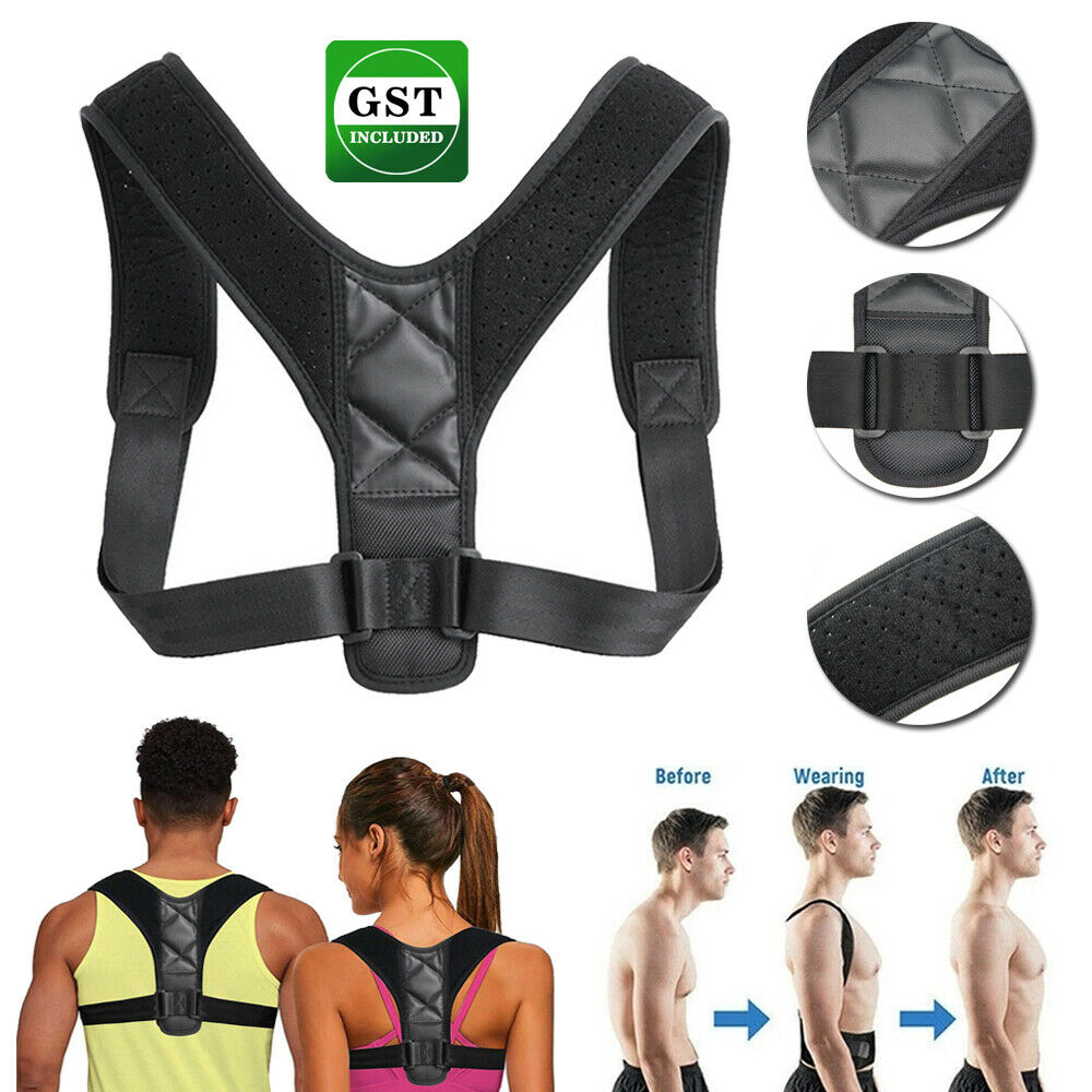 Posture Corrector Clavicle Support Back Straight Shoulders Brace Strap Correct