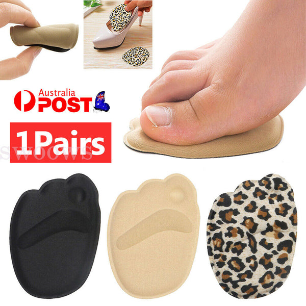 Pair ! Memory Foam Half Insoles Cushion Shoe Insole Heel Pads Inserts Heel Women