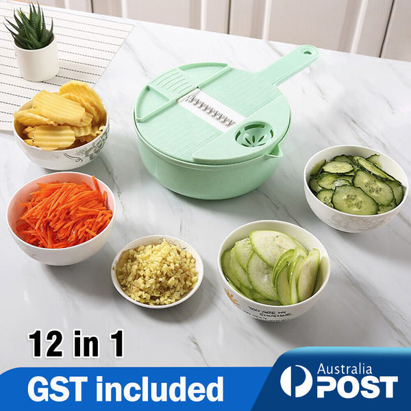 12 in 1 Multifunctional Kitchen Chopping Artifact Vegetable Slicer Food Chopper