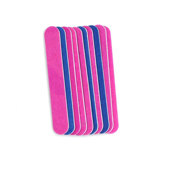 100Pcs Disposable Nail File Double Sided Emery Boards Pedicure Manicure Tool AU