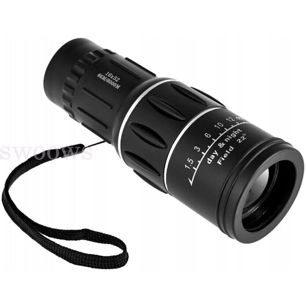 Super High Power 16x52 Portable HD Monocular Telescope Single Binoculars Outdoor