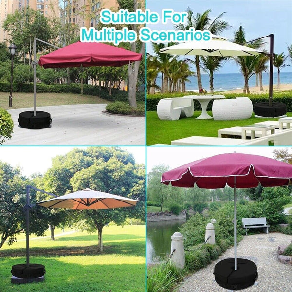 Umbrella Weight Sand Bag Base Stand Holder Outdoor Parasol Patio Beach Garden