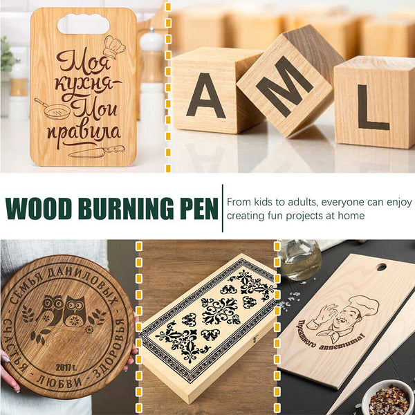 3-30 DIY Project Easy Use Chemical Wood Burning Pen Scorch Marker Wood Painting