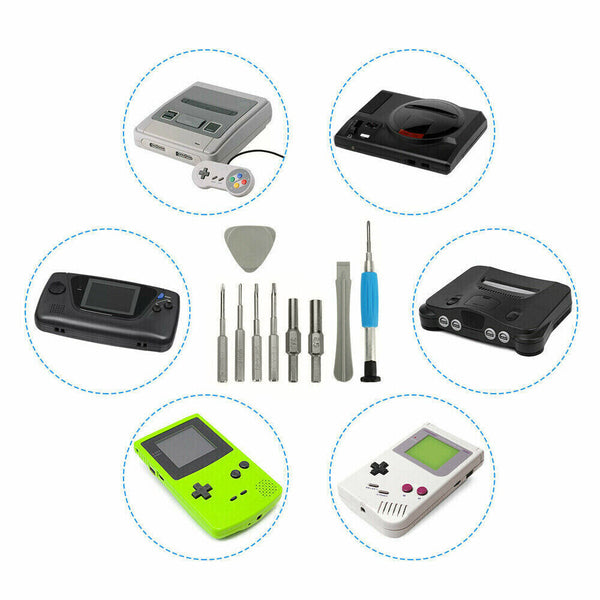 Screwdriver Set Repair Tool Kit ForNintendo Switch NES N64 Joy-con Sega TurboDuo