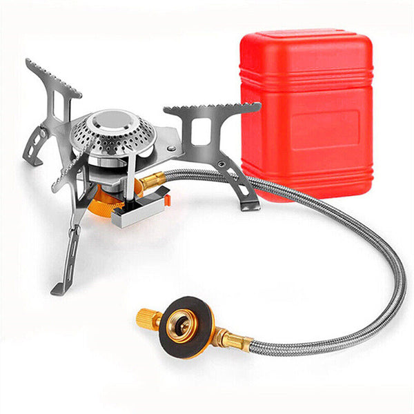 Outdoor Picnic Gas Jet Portable Stove Cooking Hiking Camping  Burner Cooker Gear