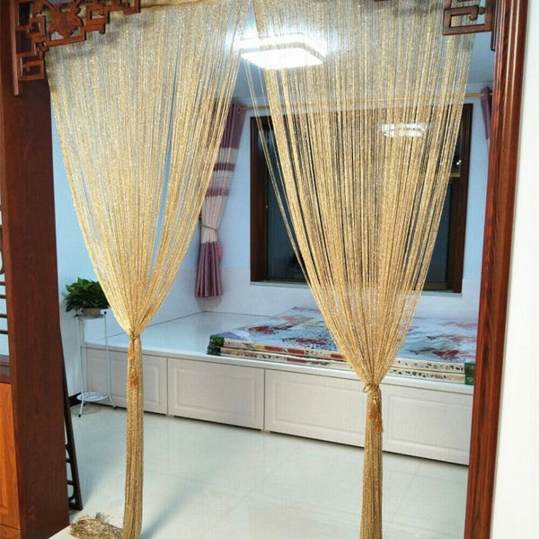 Tassel Decoration Fly Screen Panel Room Door Curtain Divider Window Bead String