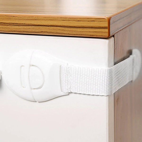 Child Kids Baby Safety Locks Door Drawers Cupboard Oven Cabinet Adhesive Belt AU