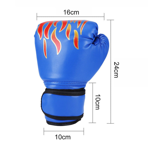 Children Kids Boxing Sparring Training Gloves MMA Kick Boxing Punching Gloves AU