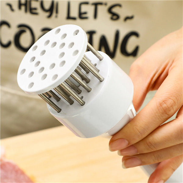 Kitchen Meat Tenderizer Steak Hammer Pin Beef Stainless Steel Needles Cook Tool