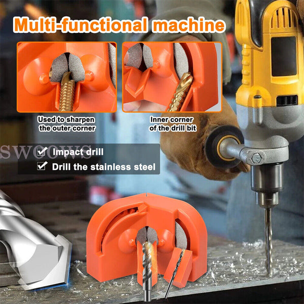 Electric Drill Bit Sharpener Multifunctional Jig High Hardness Drills Grinding