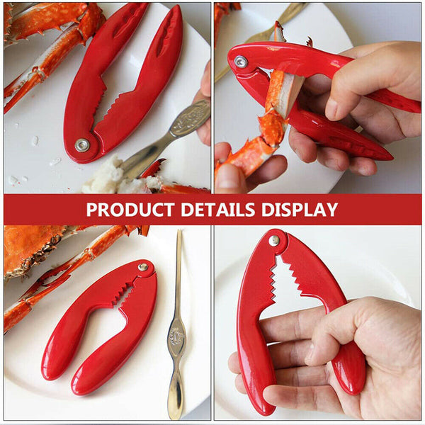 Crab Cracker Lobster Tool Shell Seafood Tool Forks Scissors Shellfish Opener AU