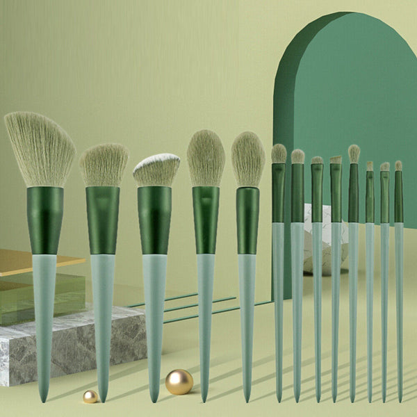 13Pcs Professional Makeup Brush Set Eyeshadow Powder Foundation Contour Brushes