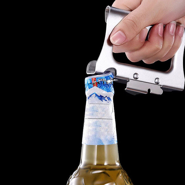 Stainless Steel Manual Bottle Opener Japanese Easy Can Opener Kitchen Accessory