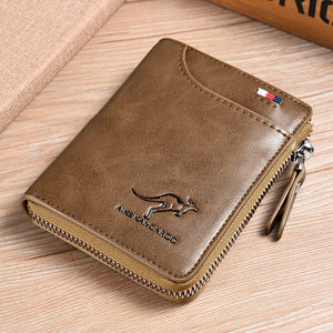 Waterproof Men' RFID Blocking PU Leather Wallet Credit Card ID Holder Purse