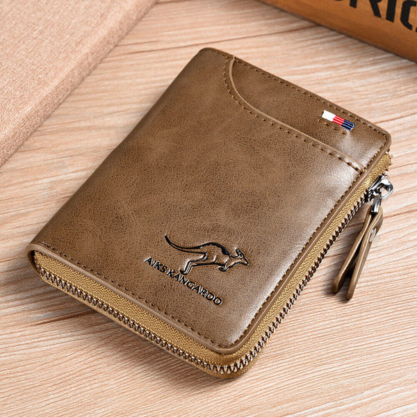 Waterproof Men' RFID Blocking PU Leather Wallet Credit Card ID Holder Purse