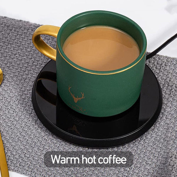 Smart USB Coffee Mug Warmer Tea Milk Cup Heater Pad Heating Plate Office Home AU