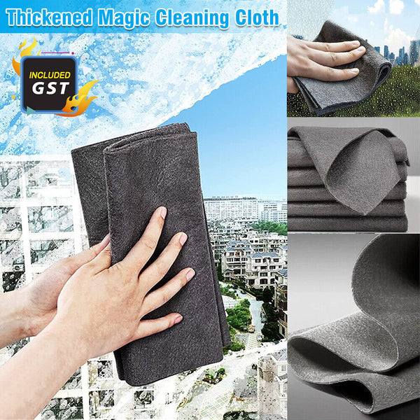 1-10 Thickened Magic Cleaning Cloth Streak Free Reusable Microfiber Cleaning Rag