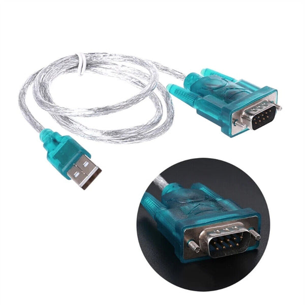 USB to 9 pin RS232 Cable COM Port Serial Adapter Converter 2.0 WINDOWS 11/10/7