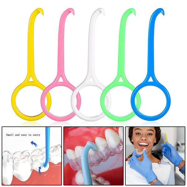 5PCS Aligner Removal Tool Invisible Braces Extractor Tooth Hook for Adult Child