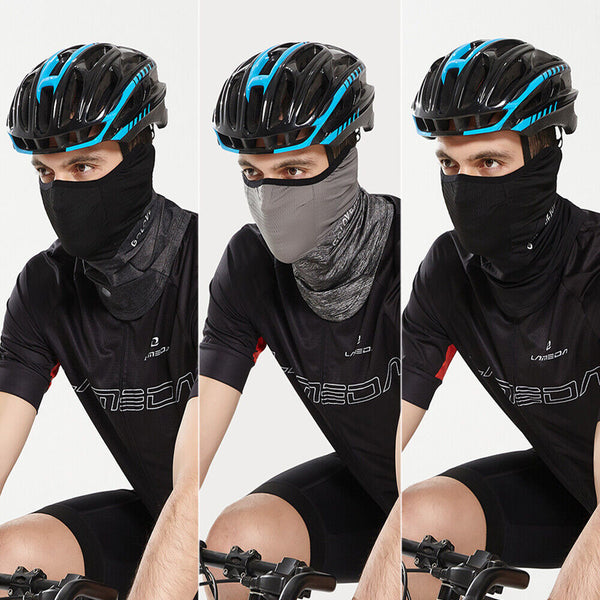 Summer Cycling Face Cover Mask Ice Silk Anti UV Scarf Headband Bandana