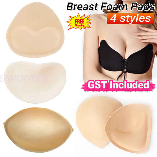 Removable Bra Bikini Breast Foam Push Up Pads Insert Enhancer Triangle Swimsuit