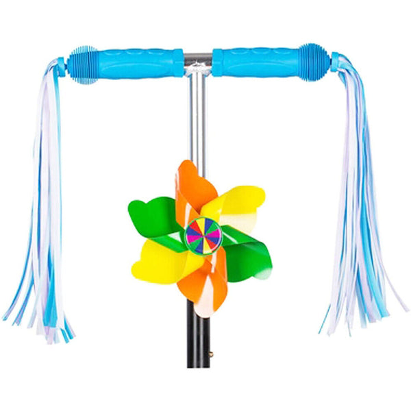 2pcs Bicycle Handlebar Colorful Tassel Streamers Kids Scooter Bike Ribbon AU