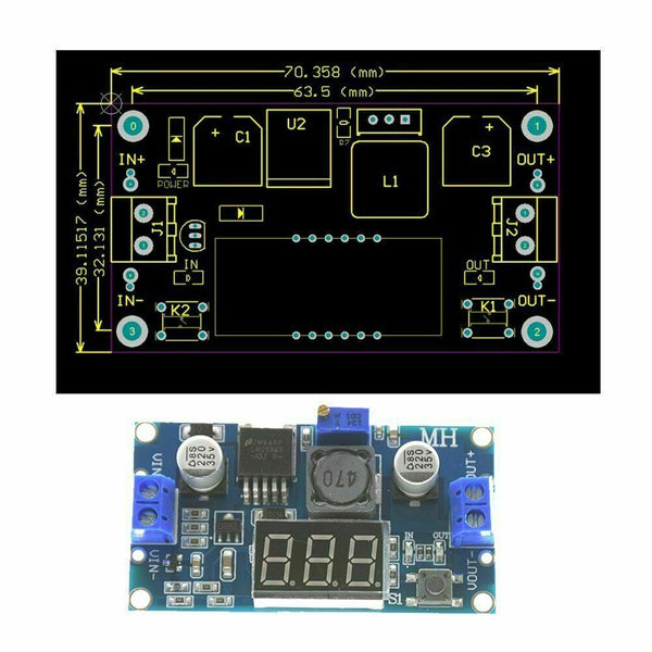 Adjustable DC-DC Im2596 Step Down Module Buck Converter Voltage Regulator Led OZ